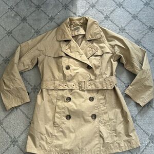 L.L. Bean Tan Trench Coat